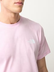 The North Face Pink Simple Dome T-Shirt - Image 6 of 8