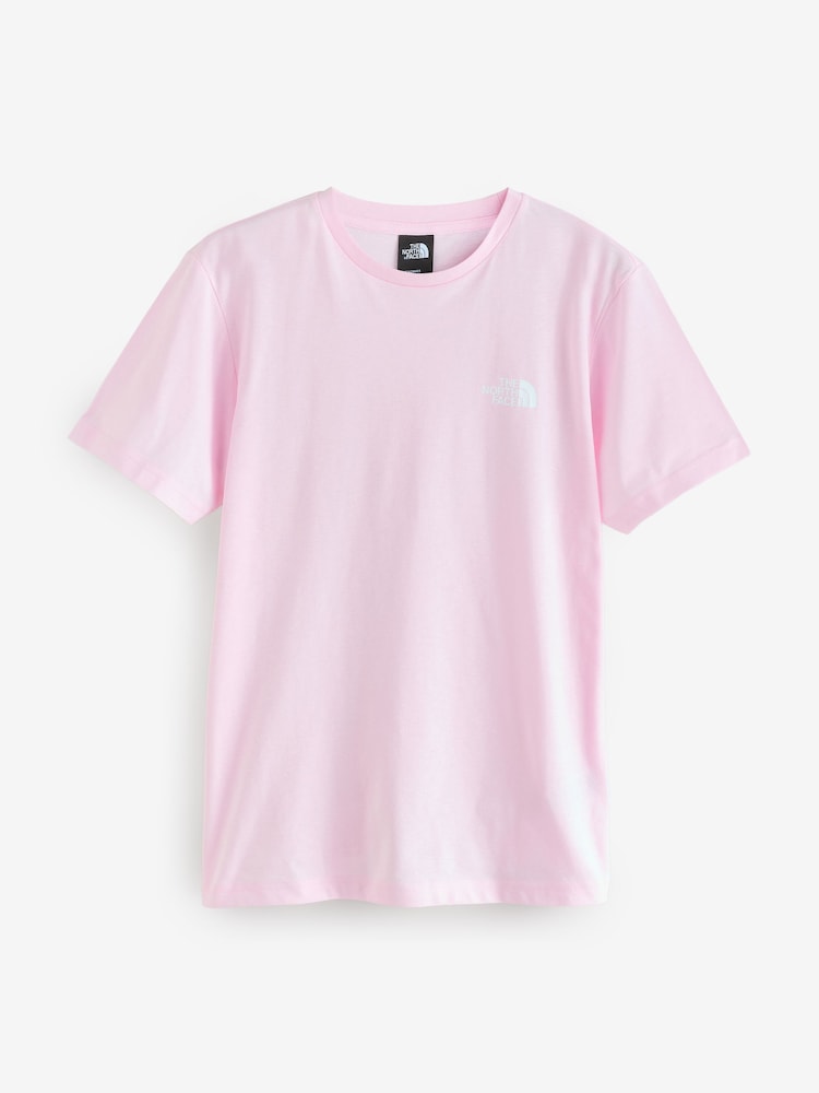 The North Face Pink Simple Dome T-Shirt - Image 8 of 8