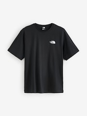 The North Face Black Moutain Sketch Back Print Relaxed 100% Cotton T-Shirt - Image 4 of 5