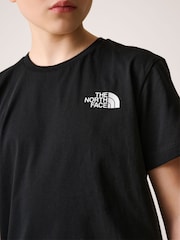 The North Face Black Teen 100% Cotton Mountain Sketch Back Print T-Shirt - Image 4 of 7