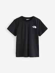 The North Face Black Teen 100% Cotton Mountain Sketch Back Print T-Shirt - Image 6 of 7