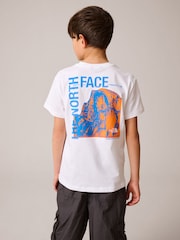 The North Face White 100% Cotton Teen Half Dome Photo Back Print T-Shirt - Image 1 of 6