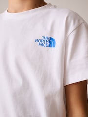 The North Face White 100% Cotton Teen Half Dome Photo Back Print T-Shirt - Image 3 of 6