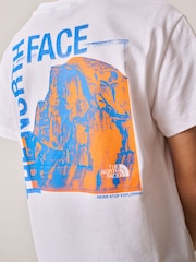 The North Face White 100% Cotton Teen Half Dome Photo Back Print T-Shirt - Image 4 of 6
