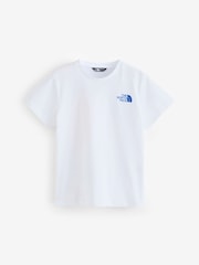 The North Face White 100% Cotton Teen Half Dome Photo Back Print T-Shirt - Image 5 of 6