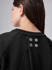 smALLSAINTS Black Lee Lace Sweat Dress - Image 6 of 11