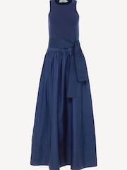 Devotion Twins Blue Lively 100% Cotton Poplin And Jersey Dress - Image 2 of 3