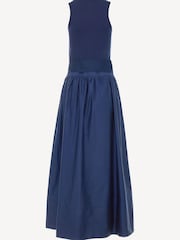 Devotion Twins Blue Lively 100% Cotton Poplin And Jersey Dress - Image 3 of 3