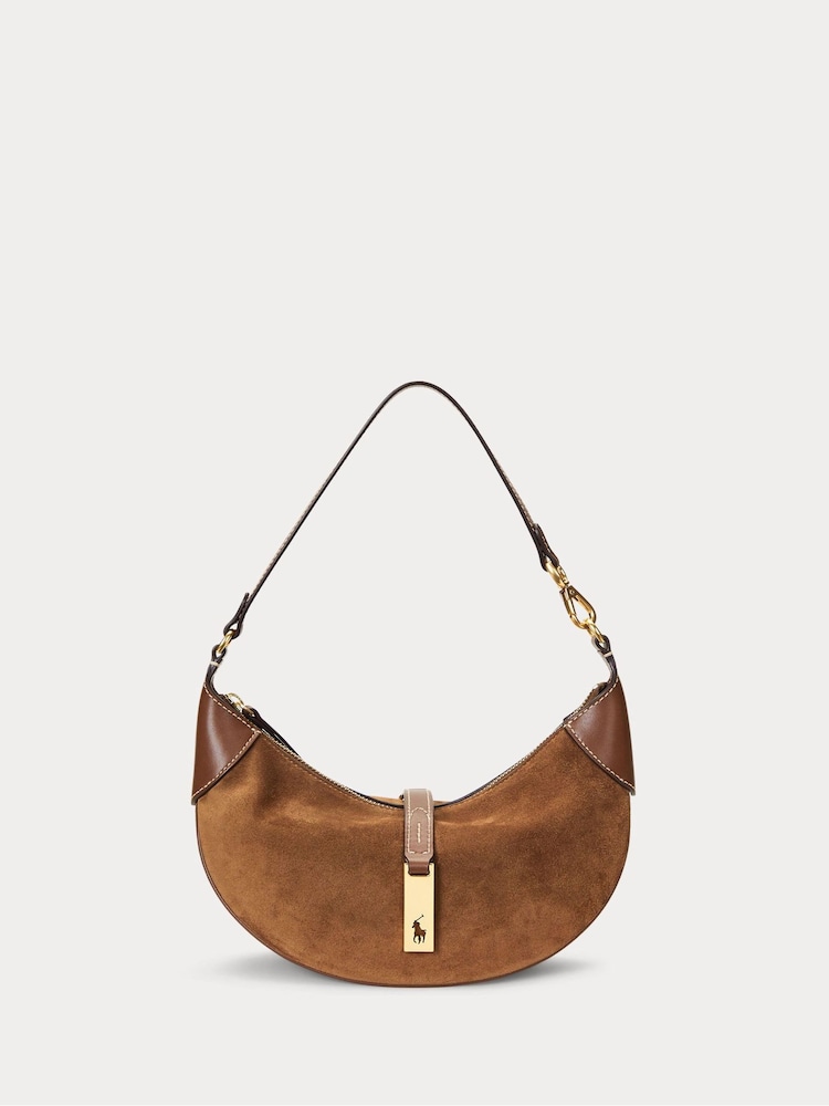 Polo Ralph Lauren Brown Small Shoulder Bag - Image 1 of 7