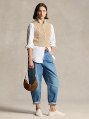 Polo Ralph Lauren Brown Small Shoulder Bag - Image 3 of 7