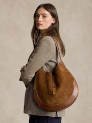 Polo Ralph Lauren Brown Medium Shoulder Brown Bag - Image 2 of 6