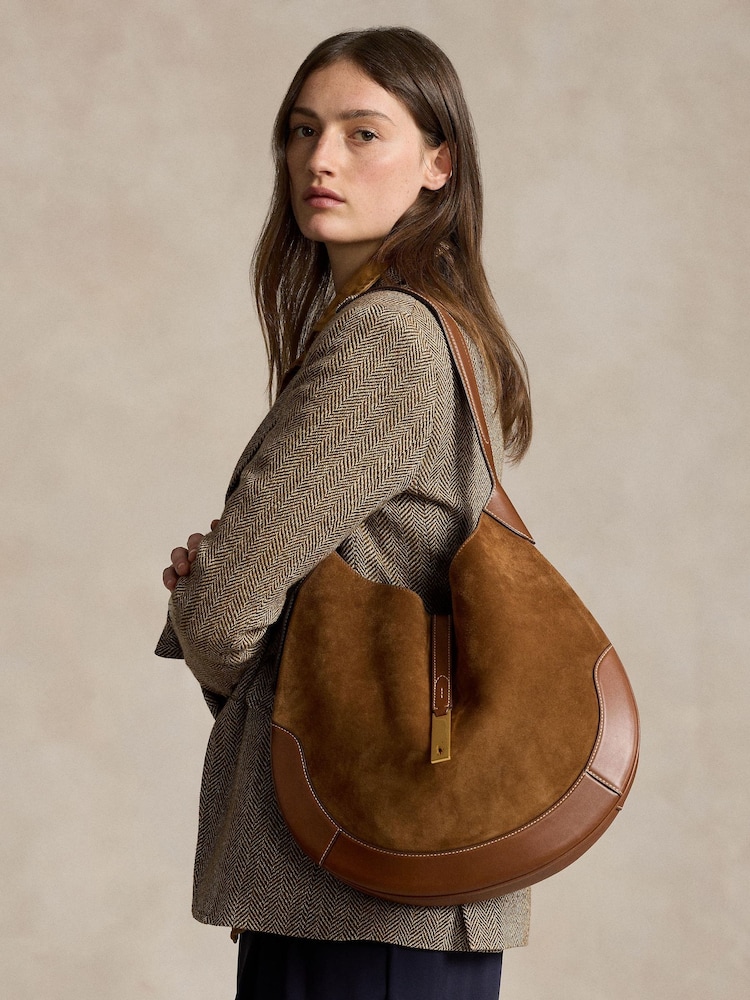 Polo Ralph Lauren Brown Medium Shoulder Brown Bag - Image 2 of 6
