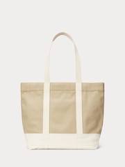 Polo Ralph Lauren Natural Bear Tote Cotton Bag - Image 2 of 5