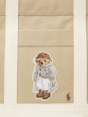 Polo Ralph Lauren Natural Bear Tote Cotton Bag - Image 5 of 5