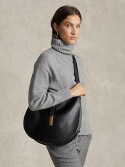 Polo Ralph Lauren Black Medium Shoulder Bag - Image 2 of 7