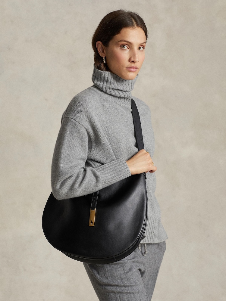 Polo Ralph Lauren Black Medium Shoulder Bag - Image 2 of 7
