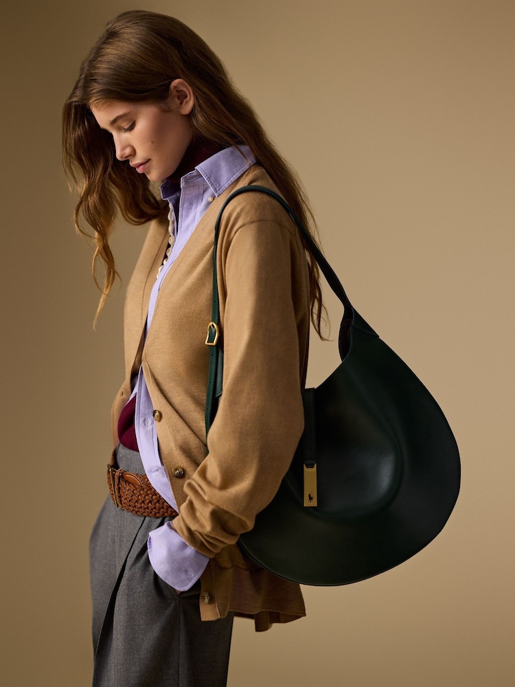 Polo Ralph Lauren Black Medium Shoulder Bag - Image 9 of 9