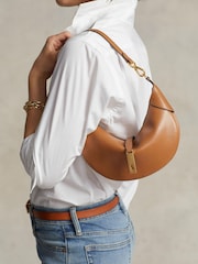Polo Ralph Lauren Brown Small Shoulder Bag - Image 3 of 7