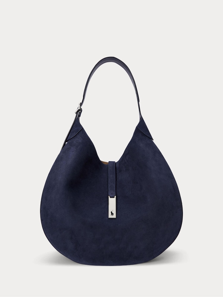Polo Ralph Lauren Blue Medium Shoulder Bag - Image 1 of 7