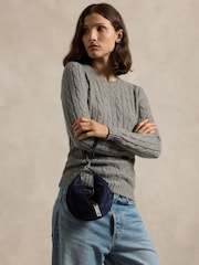 Polo Ralph Lauren Blue Small Shoulder Bag - Image 3 of 7