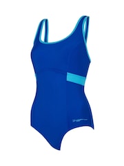 Zoggs Blue Dakota Crossback Swimsuit - Image 6 of 7