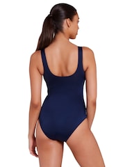 Zoggs Blue Scoopback with Foam Cupped Swimsuit - Imagen 3 de 7