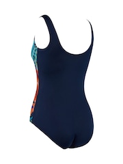 Zoggs Blue Scoopback with Foam Cupped Swimsuit - Imagen 7 de 7