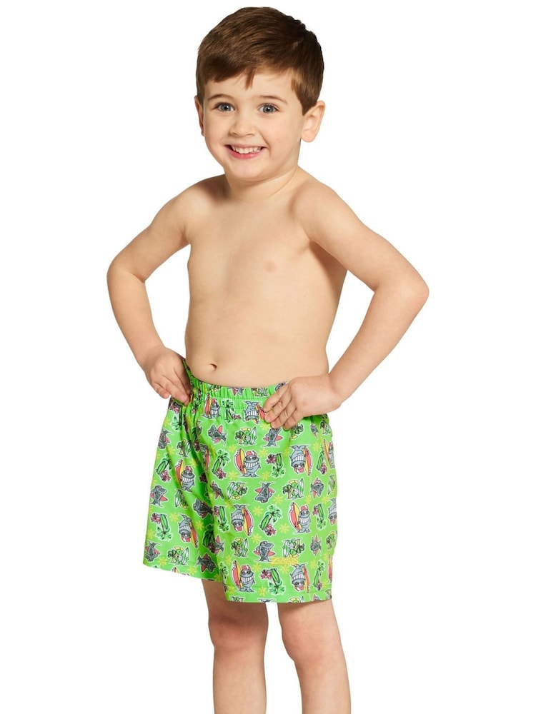 Zoggs Boys Black Water Shorts - Image 2 of 4