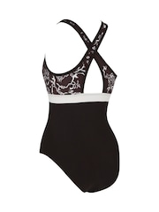 Zoggs Classique Dakota Crossback Black Swimsuit - Image 7 of 7