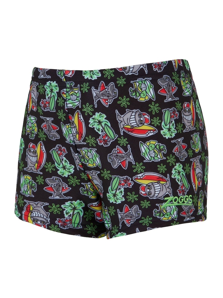 Zoggs Boys Hip Racer Black Swim Shorts - Image 5 of 5