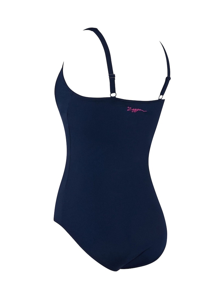Zoggs Blue Ruched Front Classicback Swimsuit - Bild 7 von 7 Zoggs Blue Ruched Front Classicback Swimsuit - Bild 7 von 7