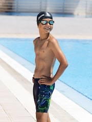 Zoggs Boys Blue Mid Jammer Swim Shorts - Image 4 of 6