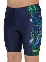 Zoggs Boys Blue Mid Jammer Swim Shorts - Image 5 of 6