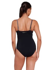 Zoggs Seafarer Adjustable Classicback Black Swimsuit - Image 3 of 8