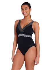 Zoggs Seafarer Squareback Black Swimsuit - Image 5 of 8