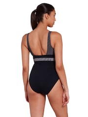Zoggs Seafarer Squareback Black Swimsuit - Image 6 of 8
