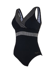 Zoggs Seafarer Squareback Black Swimsuit - Image 7 of 8