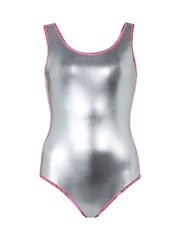 Zoggs Pink Awaken Thermal Silver Lined Scoopback Swimsuit - Image 9 of 9