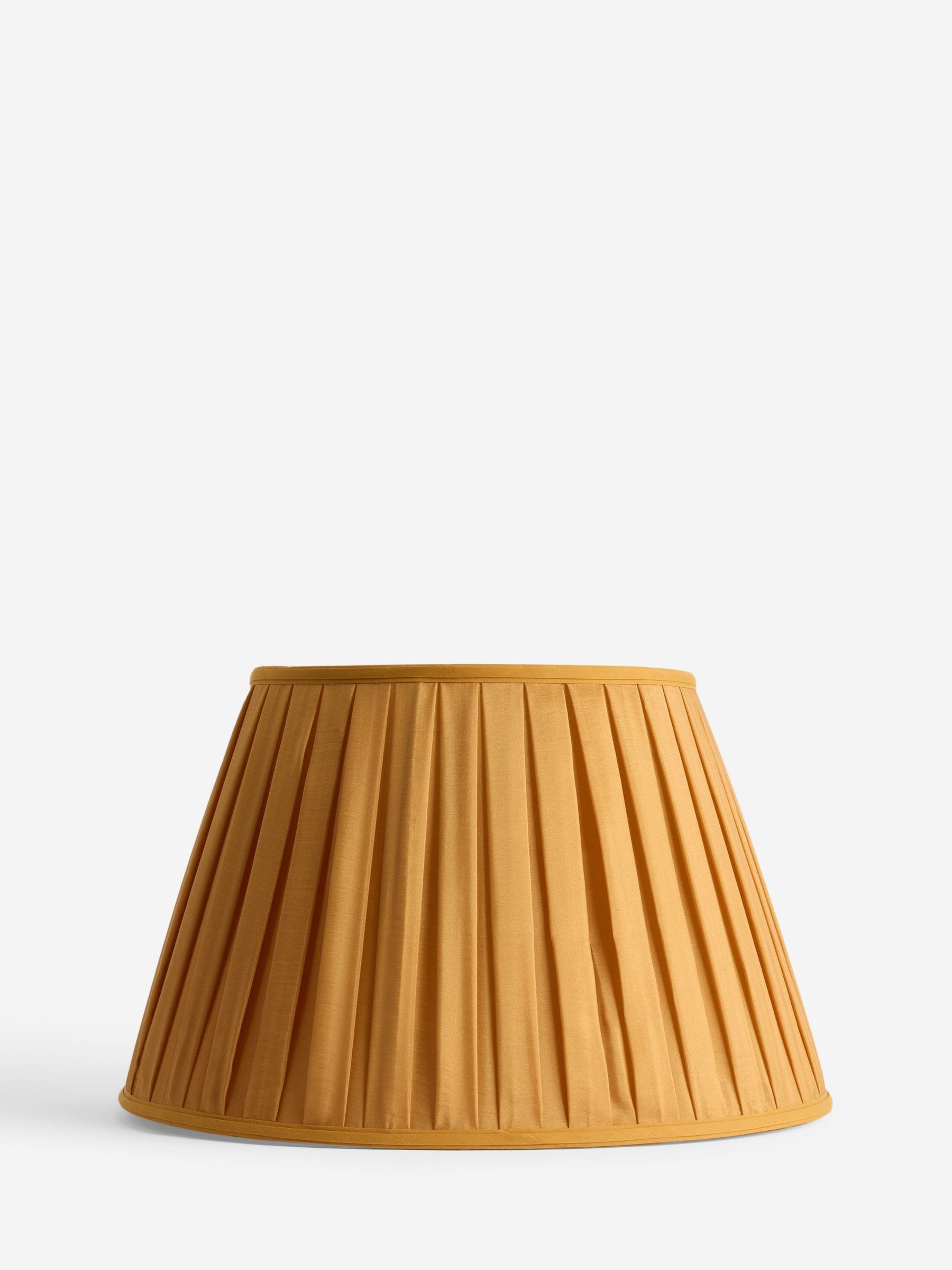 Buy Ochre Yellow Box Pleated Lamp Shade from Next South Africa