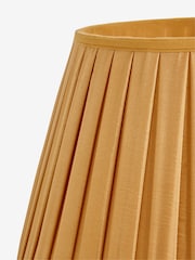 Ochre Yellow Box Pleated Lamp Shade - Image 6 of 6