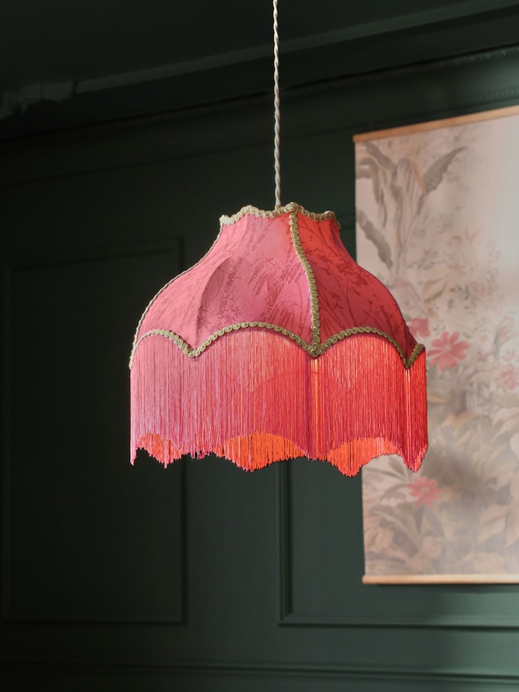 Pink Arabella Easy Fit Pendant Lamp Shade - Image 1 of 5