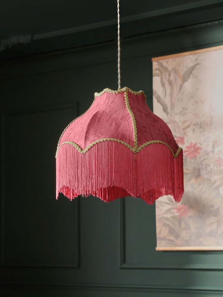 Pink Arabella Easy Fit Pendant Lamp Shade - Image 2 of 5