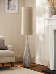 Cream Scratch Floor Lamp - Image 2 of 5