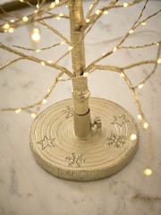 Gold Rice Light 1.5ft Pre Lit Christmas Tree - Image 3 of 5