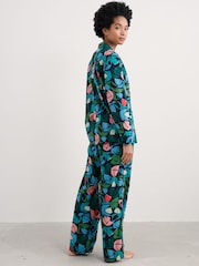 أسود - Seasalt Cornwall Multi View Point 100% Cotton Pyjamas - صورة 2 من 5