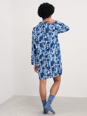 Seasalt Cornwall Dawn Air 100% Cotton Printed Nightshirt - صورة 2 من 5