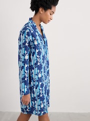 Seasalt Cornwall Dawn Air 100% Cotton Printed Nightshirt - صورة 3 من 5