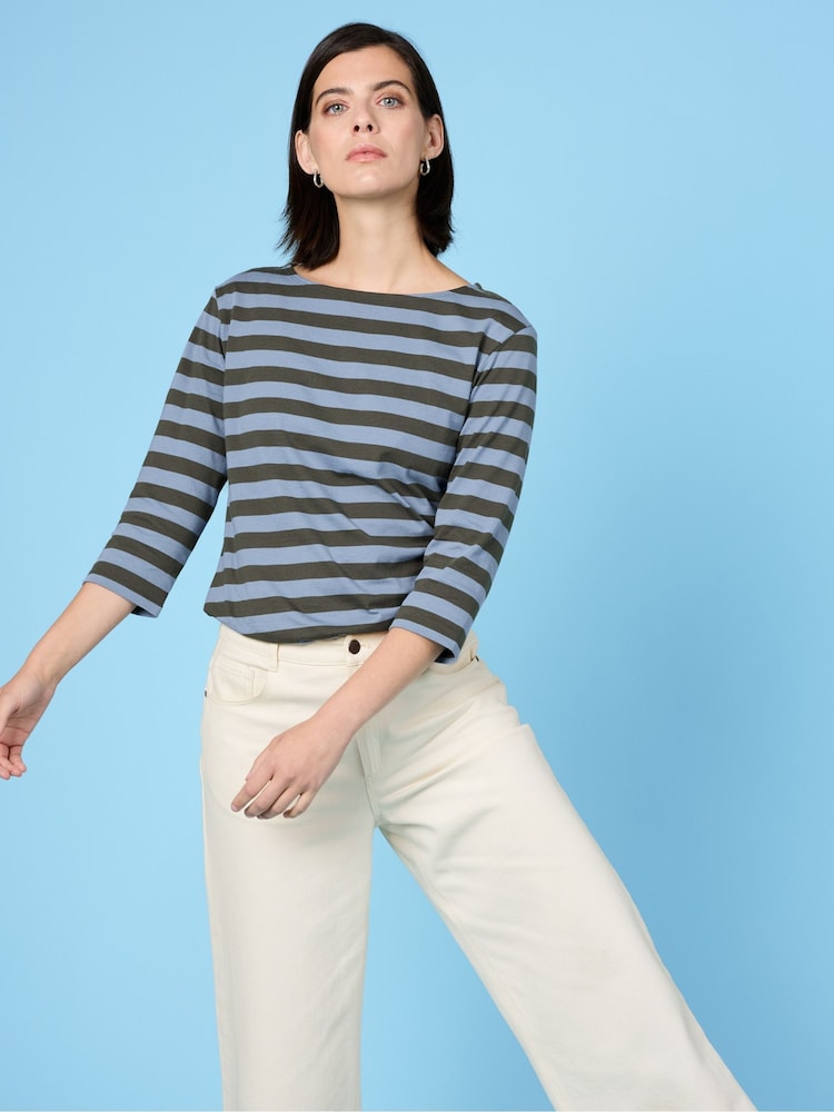 Seasalt Cornwall Green Sailor Top - Image 2 of 7