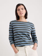 Seasalt Cornwall Green Sailor Top - Image 3 of 7