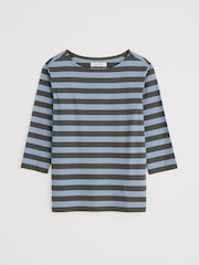 Seasalt Cornwall Green Sailor Top - Image 6 of 7